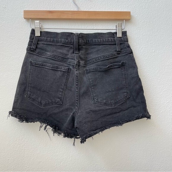 Madewell Black Cutoff Shorts Size 26 - Picture 2 of 3